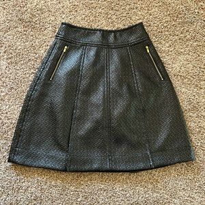 Textured High-Waist Skirt